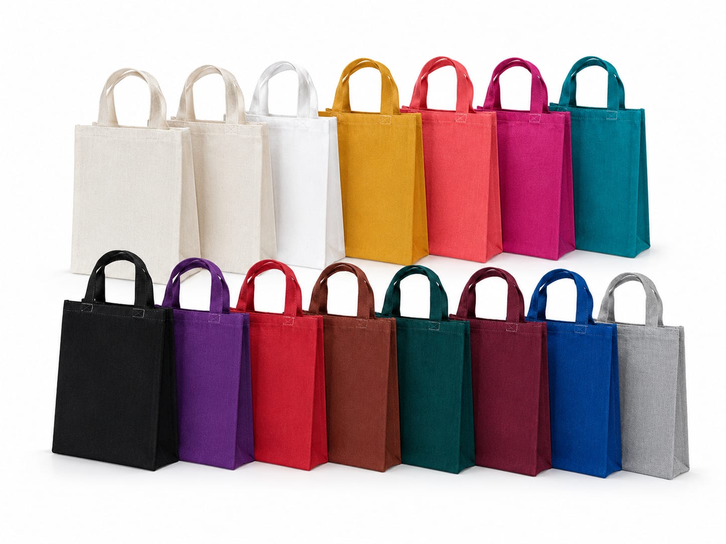 Coloured Cotton Bags